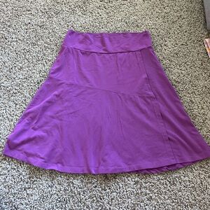 Athleta knit A-line skirt M